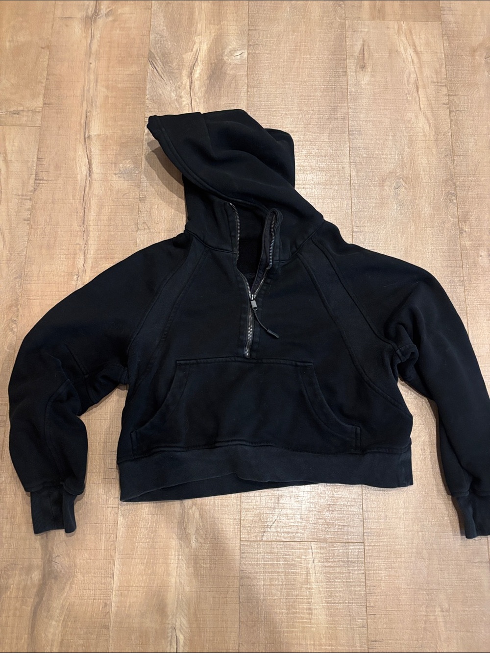 Scuba hoodie 1/2 half quarter zip dupe